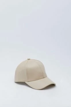 Alternative view of Faux Leather Baseball Cap