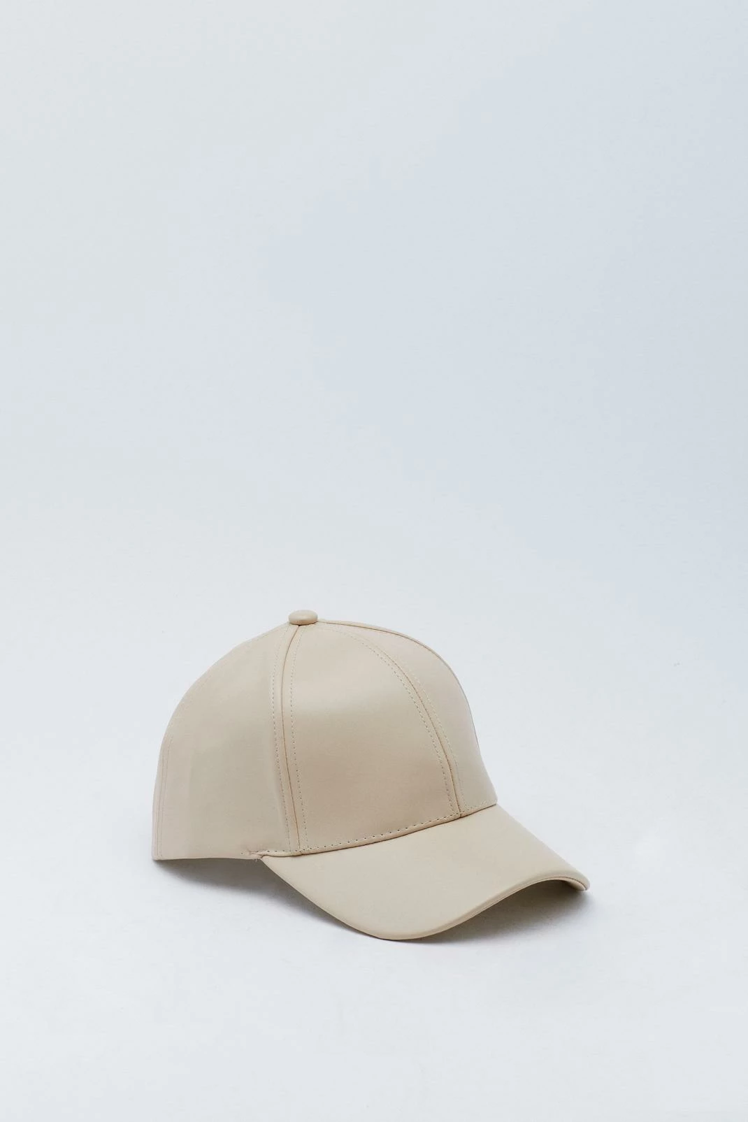 Faux Leather Baseball Cap 2 Faux Leather Baseball Cap - Image 2
