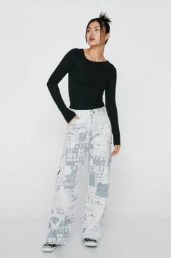 Asymmetric Long Sleeve Top