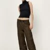 Funnel Neck Sleeveless Top