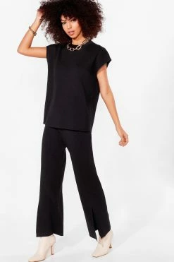 We Should Be Together Knit Tank Top And Pants Set