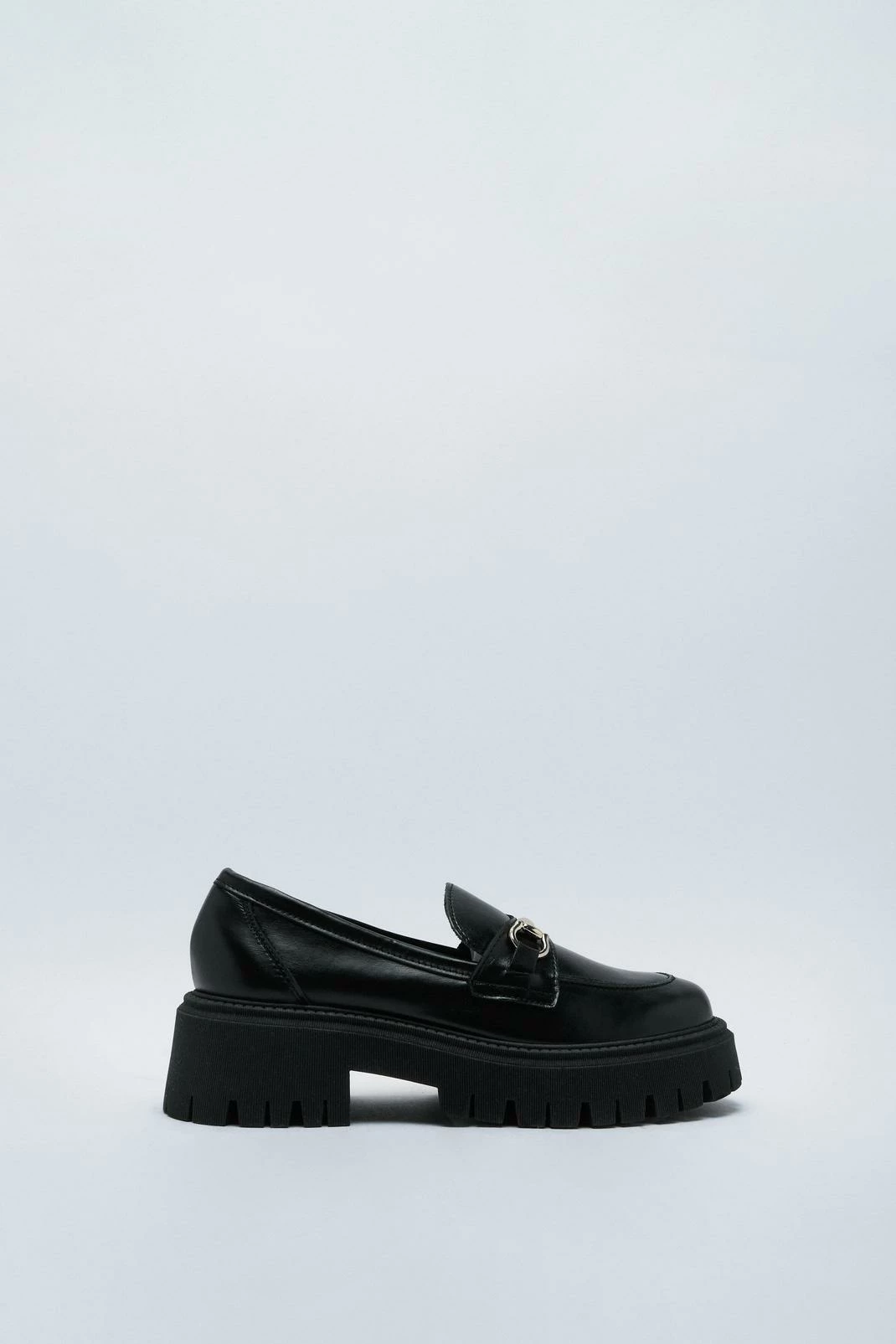 Leather Chunky Penny Loafers 2 Leather Chunky Penny Loafers - Image 2