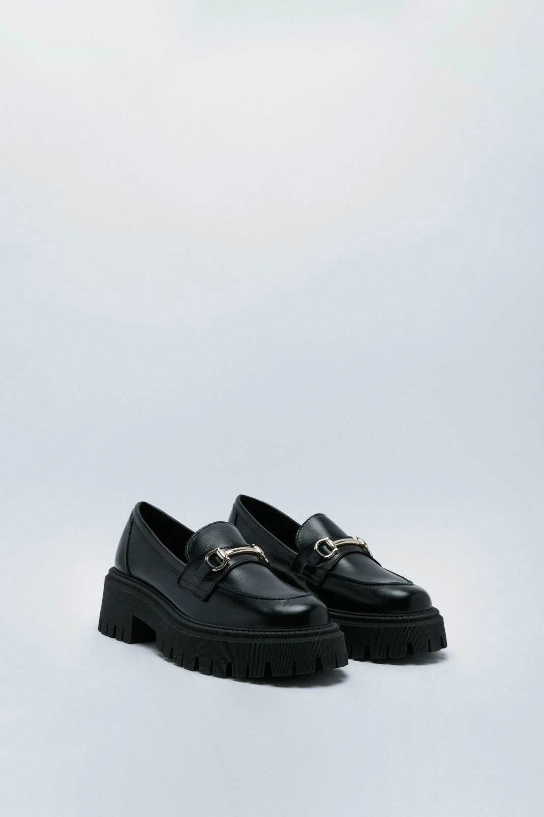 Leather Chunky Penny Loafers 3 Leather Chunky Penny Loafers - Image 3