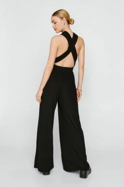 Multiway Sleeveless Wide Leg Jumpsuit -Nasty Gal Sales Store Sales womens black multiway sleeveless wide leg jumpsuit 2