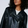 Oversized Real Leather Biker Jacket