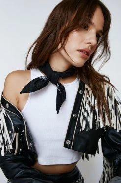 Paisley Bandana -Nasty Gal Sales Store Sales womens black paisley bandana 1 3