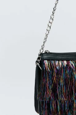 Party Crasher Tassel Bag -Nasty Gal Sales Store Sales womens black party crasher tassel bag 2