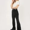 Petite Corduroy High Waisted Flared Pants