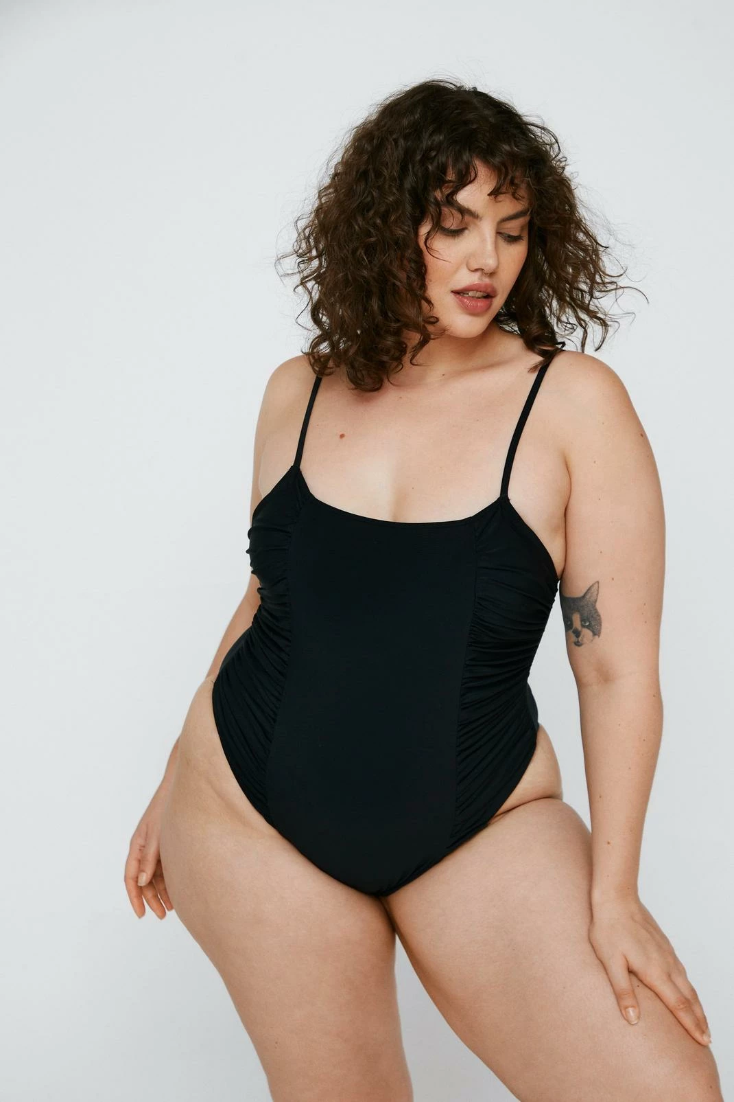 Plus Size Recycled Polyester Ruched Swimsuit 4 Plus Size Recycled Polyester Ruched Swimsuit - Image 4