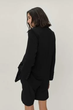 Pocket Detail Fluid Single Breasted Blazer 12 Pocket Detail Fluid Single Breasted Blazer -Nasty Gal Sales Store Sales womens black pocket detail fluid single breasted blazer 2