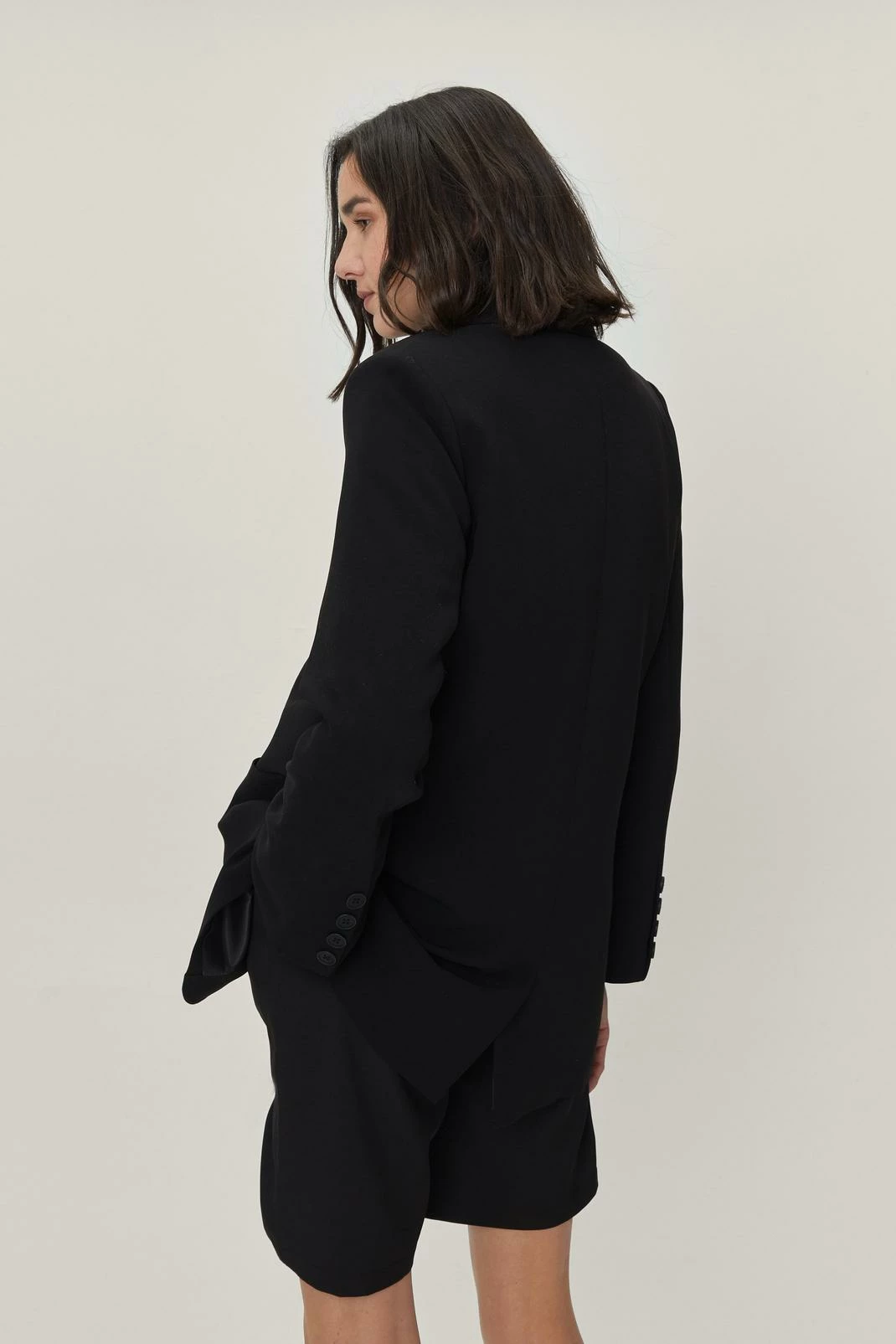 Pocket Detail Fluid Single Breasted Blazer 6 Pocket Detail Fluid Single Breasted Blazer - Image 6