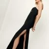 Premium Bandage Cut Out Low Neckline Maxi Dress