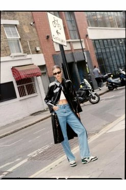 Premium Faux Leather Vinyl Mac Coat -Nasty Gal Sales Store Sales womens black premium faux leather vinyl mac coat 1