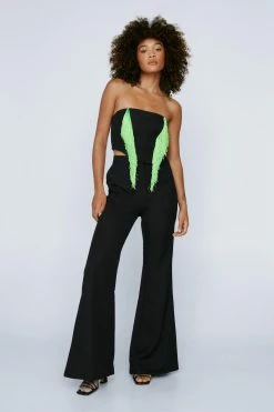 Premium Fringed Bustier Top