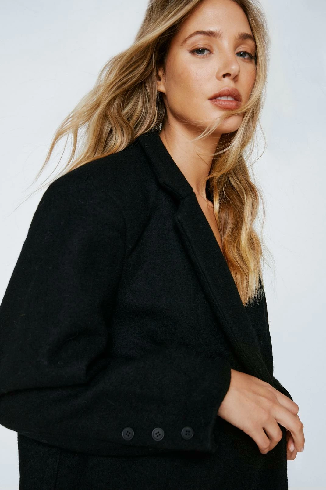 Premium Wool Oversized Blazer Coat 1 Premium Wool Oversized Blazer Coat