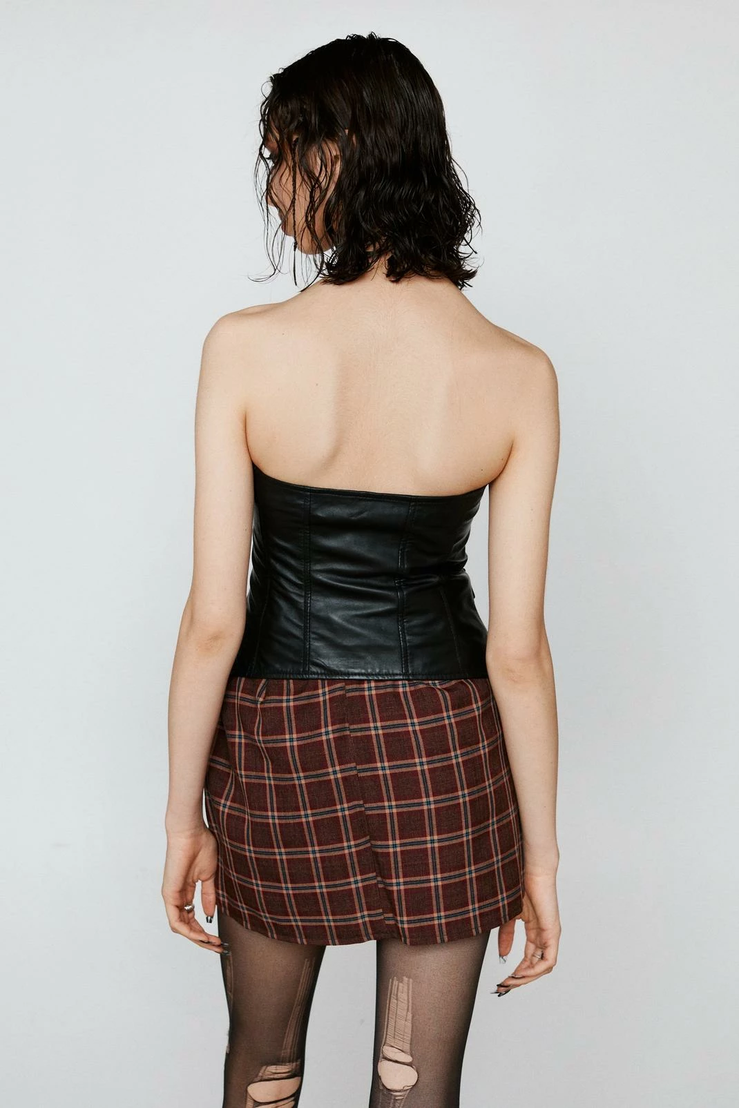 Real Leather Pocket Corset 3 Real Leather Pocket Corset - Image 3