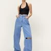 Ribbed Button Down Halterneck Top