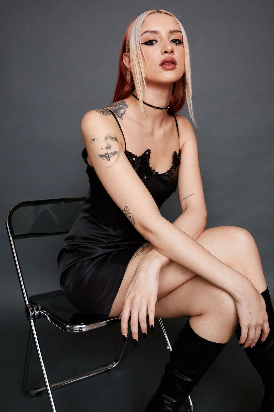 Sequin Star Satin Corset Mini Dress 4 Sequin Star Satin Corset Mini Dress - Image 4