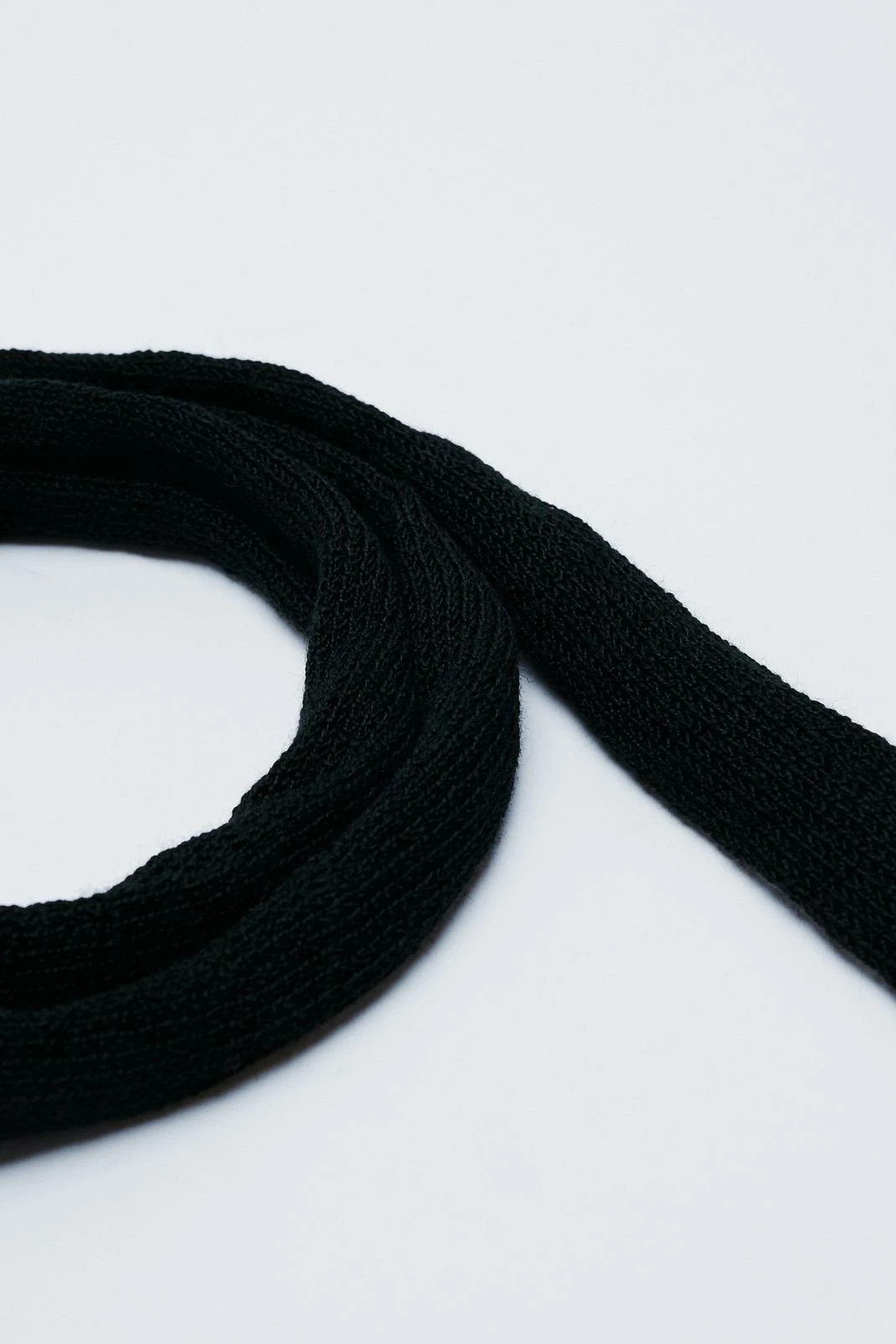 Sheer Knit Skinny Scarf 3 Sheer Knit Skinny Scarf - Image 3