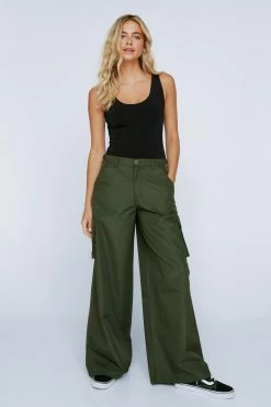 Slinky Scoop Neck Sleeveless Bodysuit -Nasty Gal Sales Store Sales womens black slinky scoop neck sleeveless bodysuit