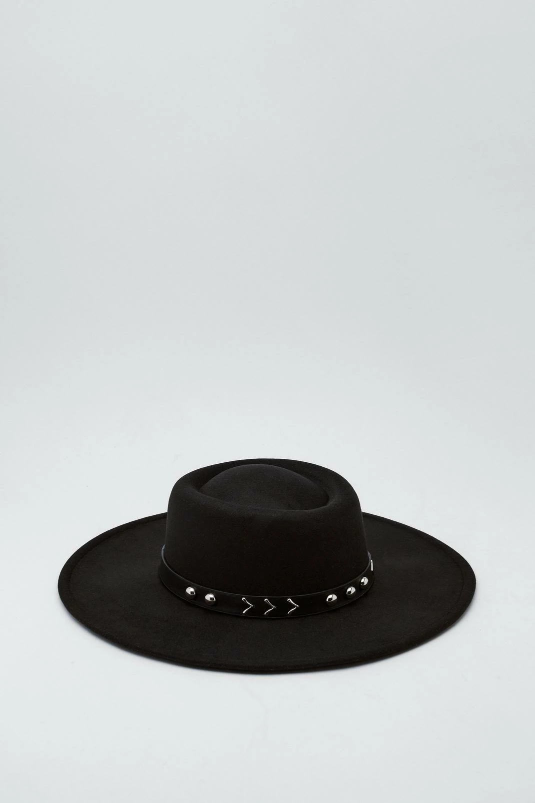 Studded Trim Fedora Hat 8 Studded Trim Fedora Hat - Image 8