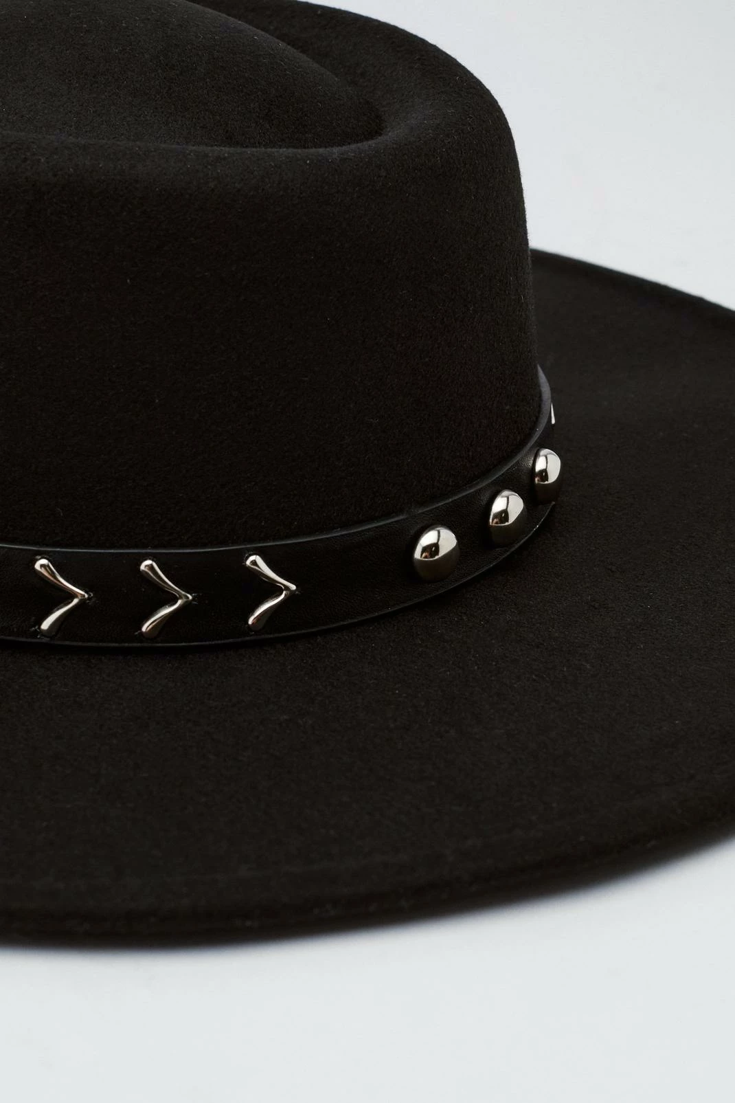 Studded Trim Fedora Hat 9 Studded Trim Fedora Hat - Image 9