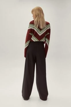 Tailored Pleated Wide Leg Pants -Nasty Gal Sales Store Sales womens black tailored pleated wide leg pants 2