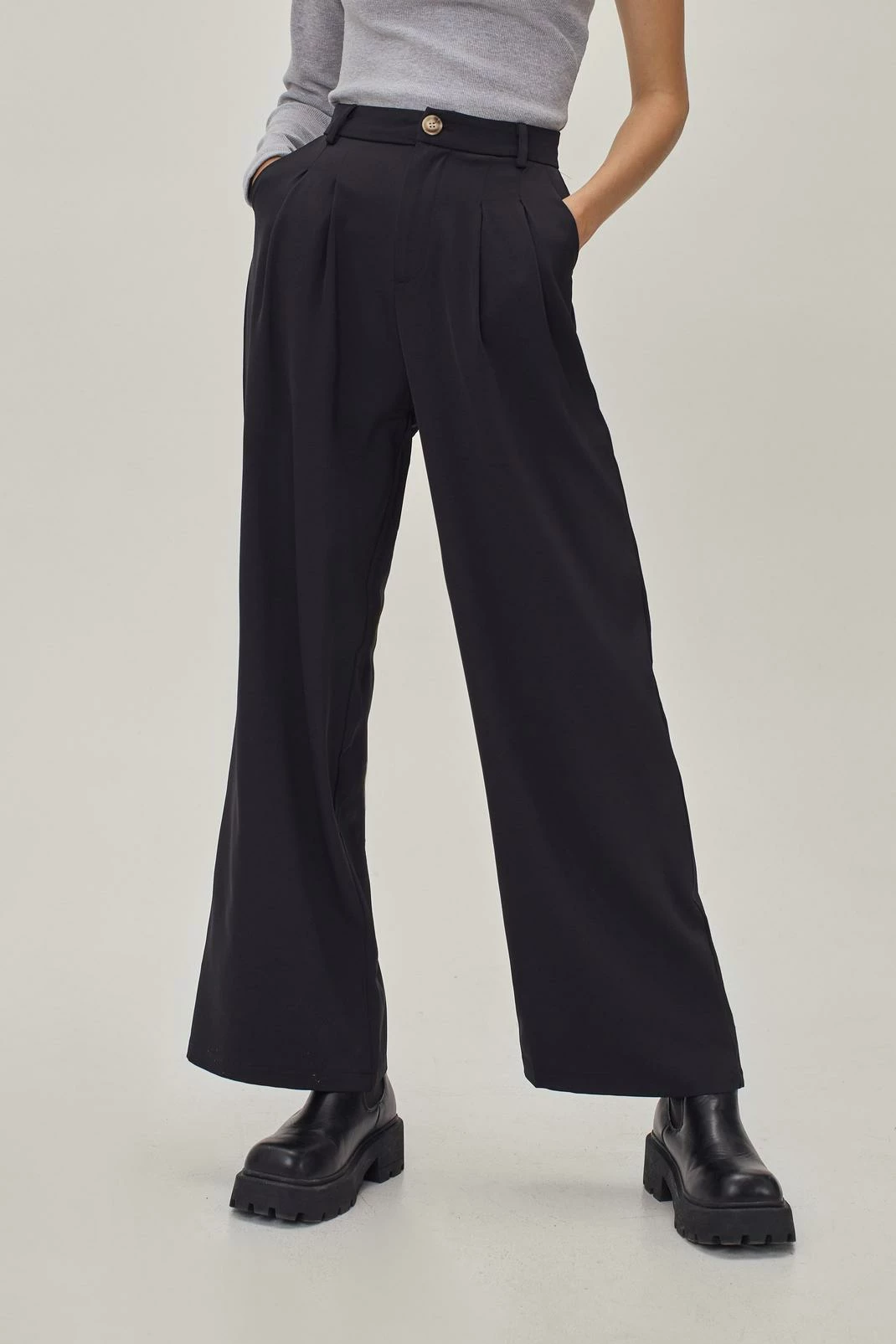 Wide Leg Tailored Pants 2 Wide Leg Tailored Pants - Image 2