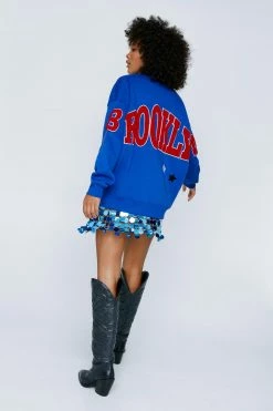 Brooklyn Back Detail Oversized Sweatshirt