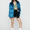 Longline Tinsel Fringe Jacket