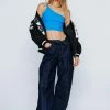 One Shoulder Strappy Ribbed Cami