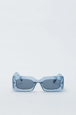 Alternative view of Square Glitter Frame Sunglasses