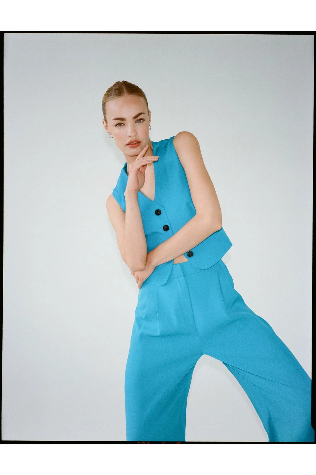 Tailored High Waisted Wide Leg Pants 5 Tailored High Waisted Wide Leg Pants - Image 5