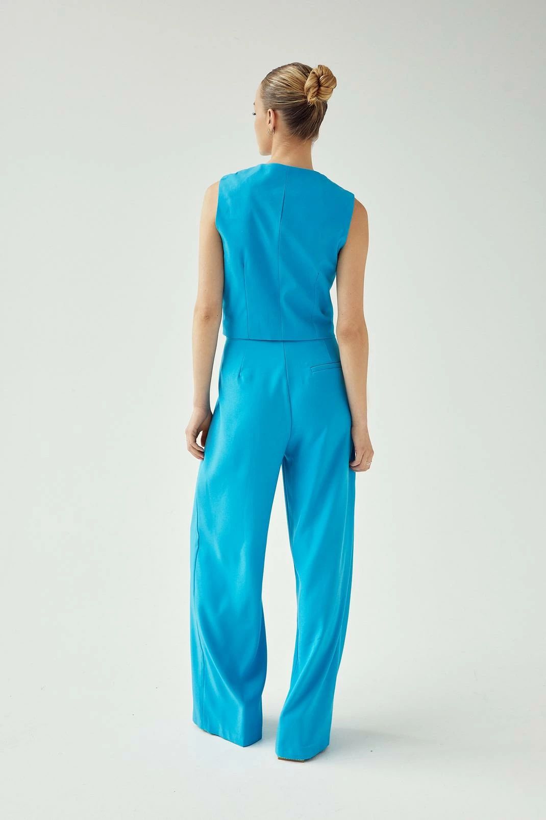 Tailored High Waisted Wide Leg Pants 6 Tailored High Waisted Wide Leg Pants - Image 6