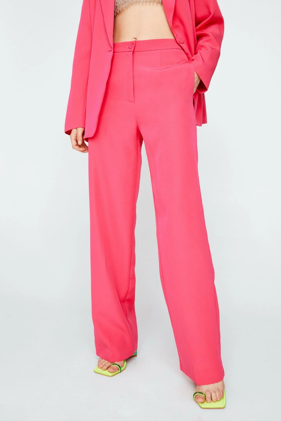 Premium Wide Leg Tailored Pants 5 Premium Wide Leg Tailored Pants - Image 5