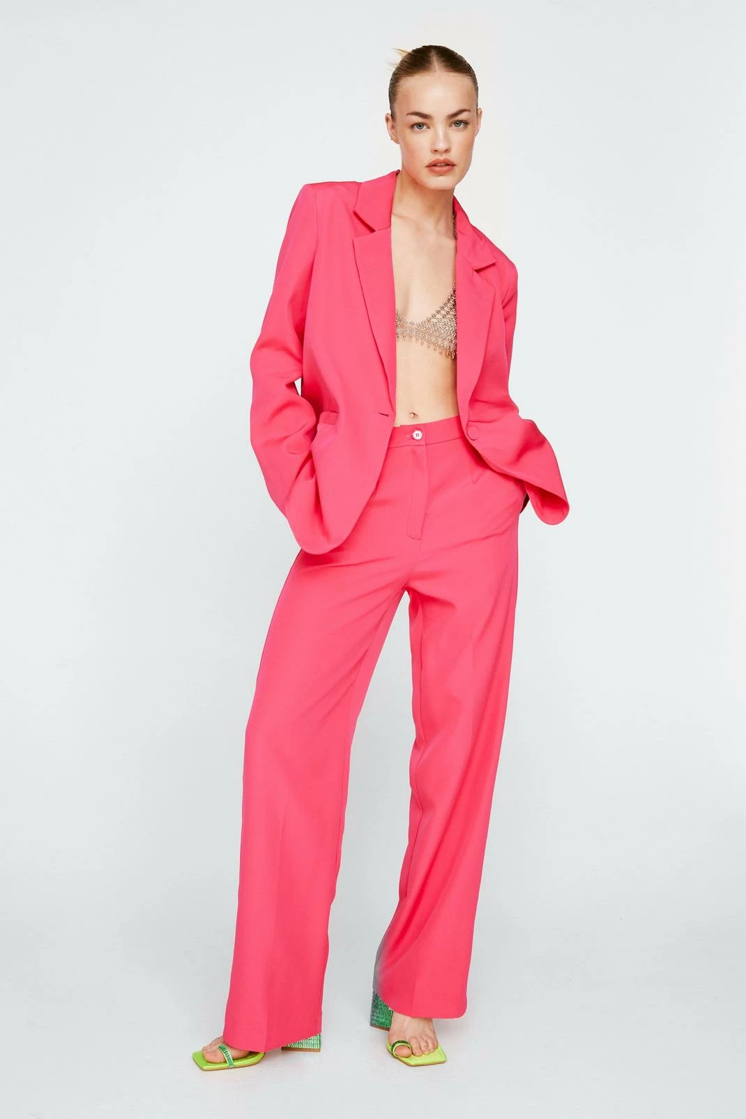Premium Wide Leg Tailored Pants 4 Premium Wide Leg Tailored Pants - Image 4