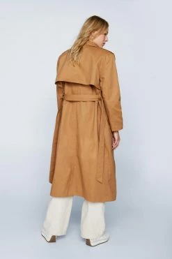 Extreme Shoulder Trench 6 Extreme Shoulder Trench -Nasty Gal Sales Store Sales womens camel extreme shoulder trench 1 2