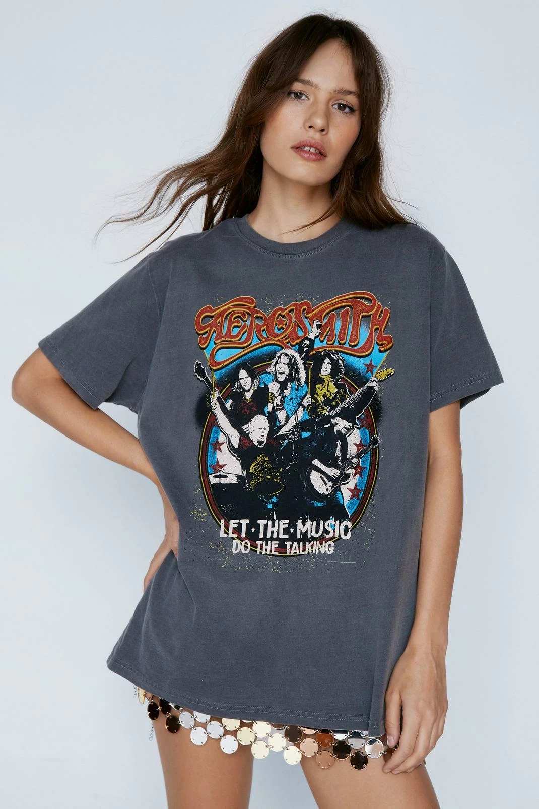Aerosmith Graphic Oversized Tee 4 Aerosmith Graphic Oversized Tee - Image 4