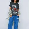 Stranger Things Hellfire Club Oversized T-Shirt