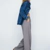 Wide Leg Suit Pants