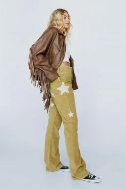 Premium Cord Multi Star Flared Pants
