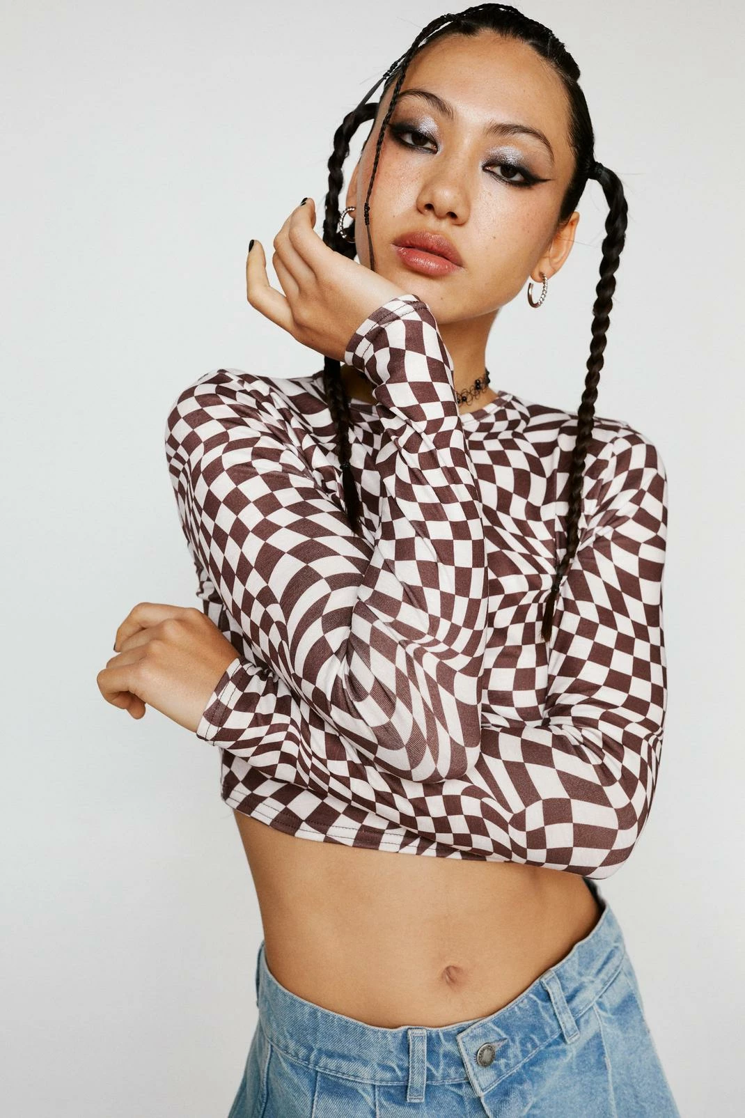 Checkerboard Cropped Top 1 Checkerboard Cropped Top