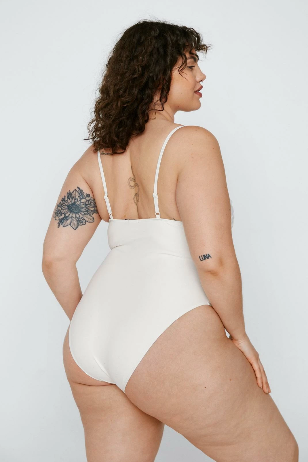 Plus Size Recycled Polyester Ruched Swimsuit 2 Plus Size Recycled Polyester Ruched Swimsuit - Image 2