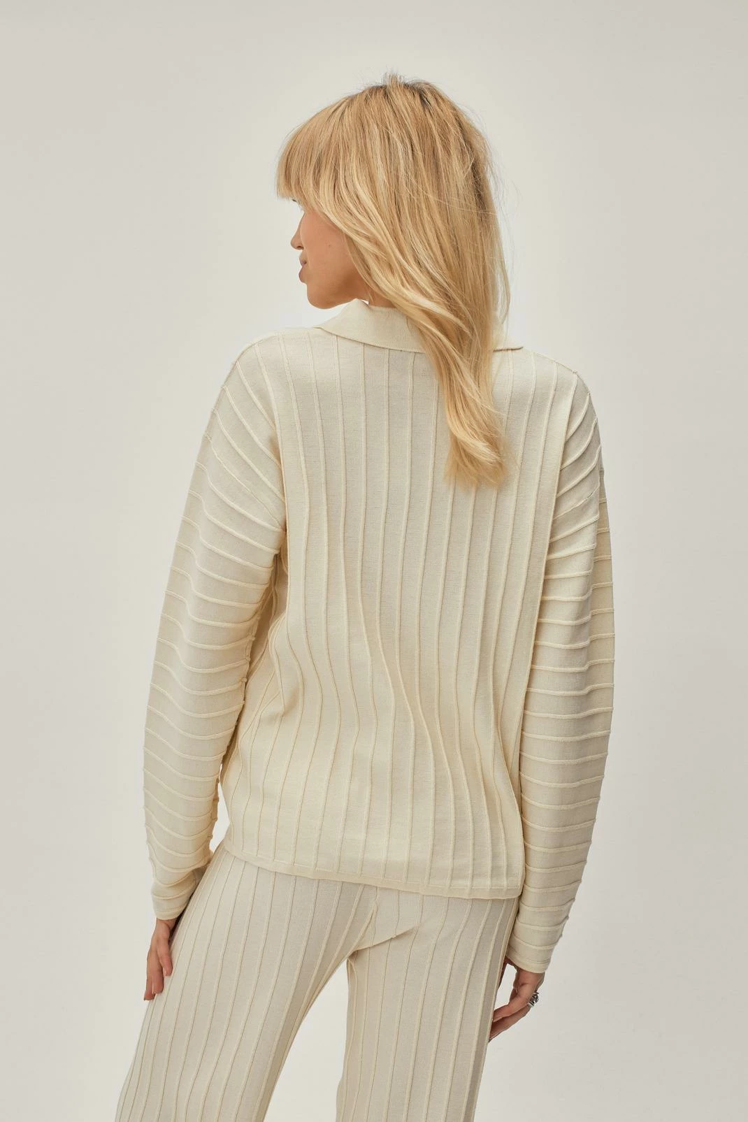 Recycled Button Detail Knitted Top 3 Recycled Button Detail Knitted Top - Image 3