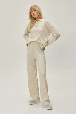 Recycled Button Detail Knitted Top