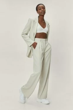 High Waisted Tailored Smart Pants