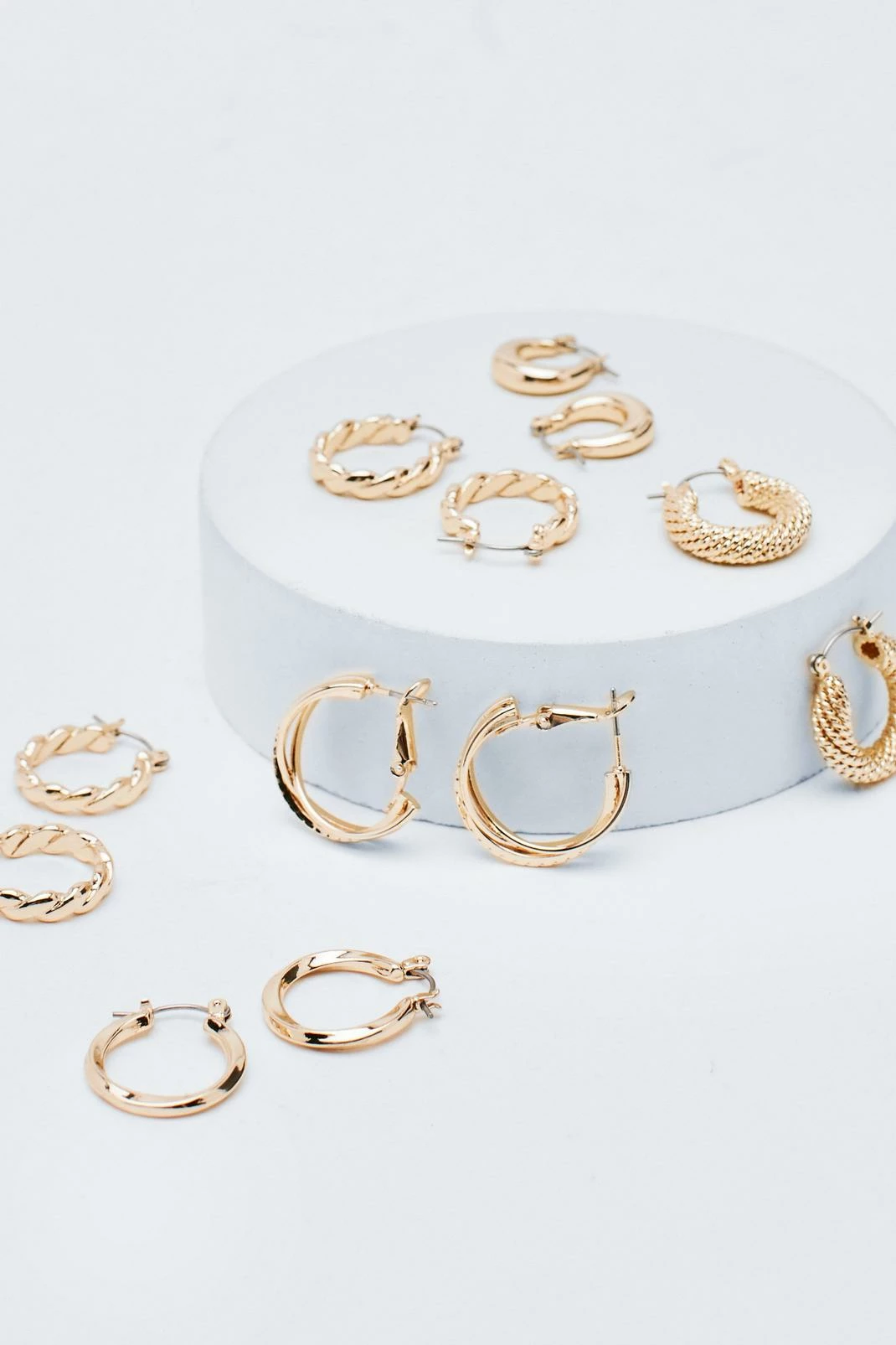 Recycled 6 Pc Hoop Earring Pack 2 Recycled 6 Pc Hoop Earring Pack - Image 2