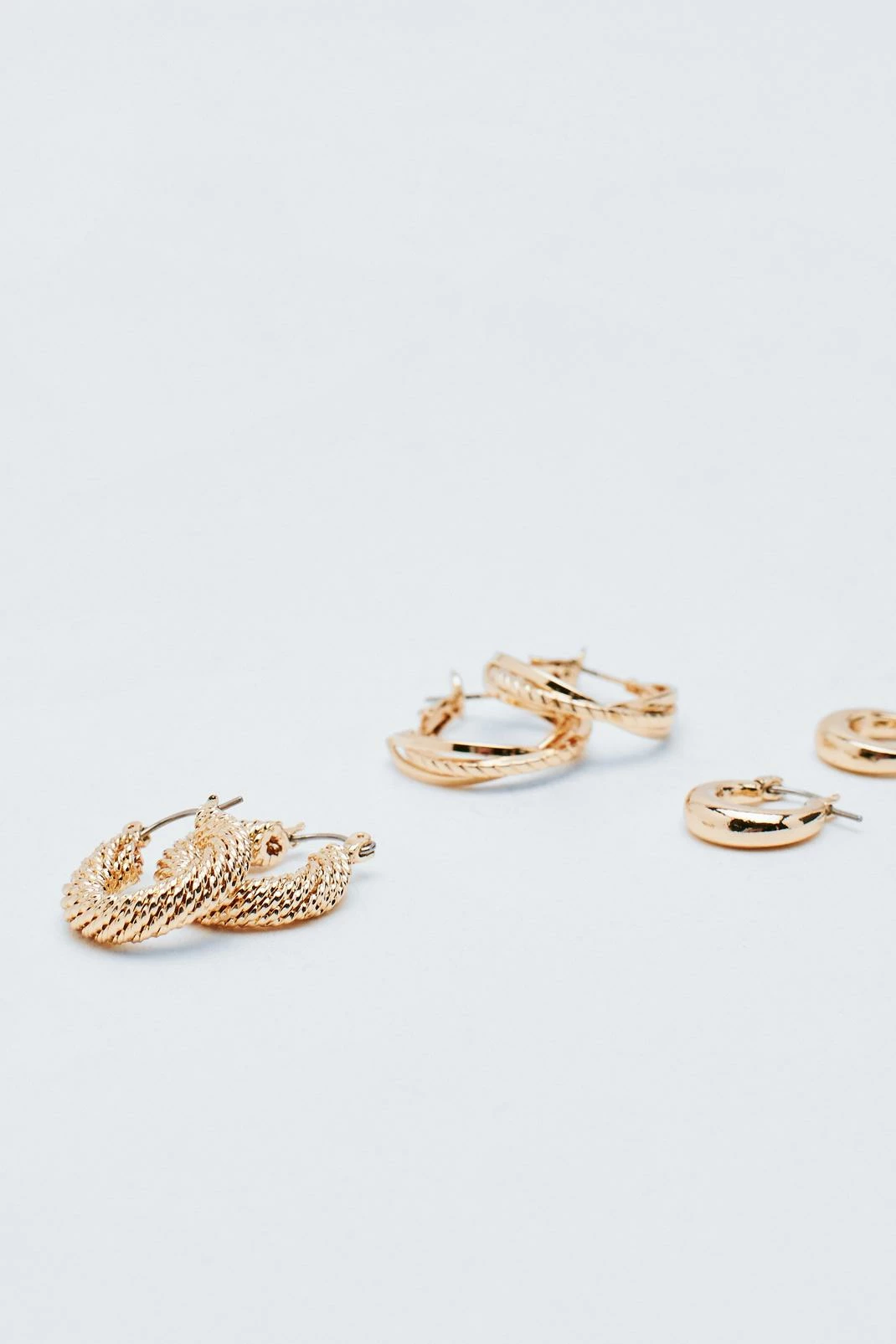 Recycled 6 Pc Hoop Earring Pack 3 Recycled 6 Pc Hoop Earring Pack - Image 3