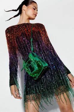 Chunky Chain Mini Duo Bag