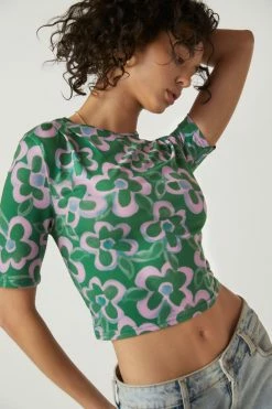 Crew Neck Top 7 Crew Neck Top -Nasty Gal Sales Store Sales womens green crew neck top 3